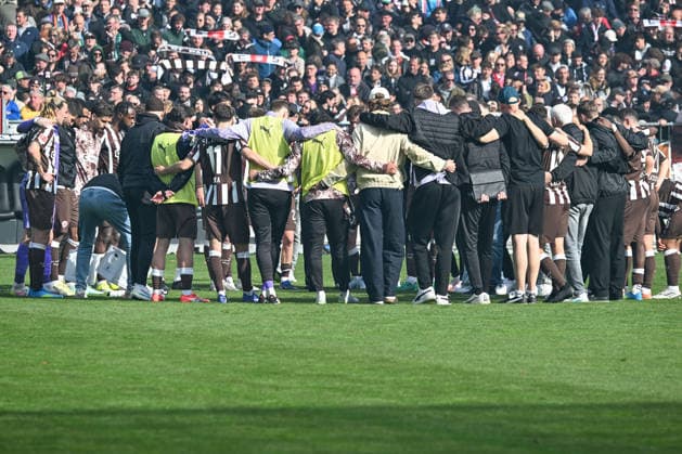 FC St Pauli , FC St Pauli VFL Wolfsburg, Football, Bundesliga, DFL, 16 05 2026 DFB regulations prohibit any use of photographs as image sequences and or quasi video Hamburg Hamburg Germany Copyright: xkolbert-press BurghardxSchreyerx