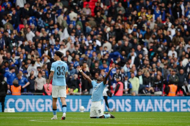 FA Cup Final Chelsea v Manchester City Wembley Stadium 16.05.2026 Marc Guéhi of Manchester City FA Cup Final Chelsea v Manchester City Wembley Stadium 16.05.2026 Times Photographer Bradley Ormesher.  Copyright: xBradleyxOrmesherx NINTCHDBPICT001081304747