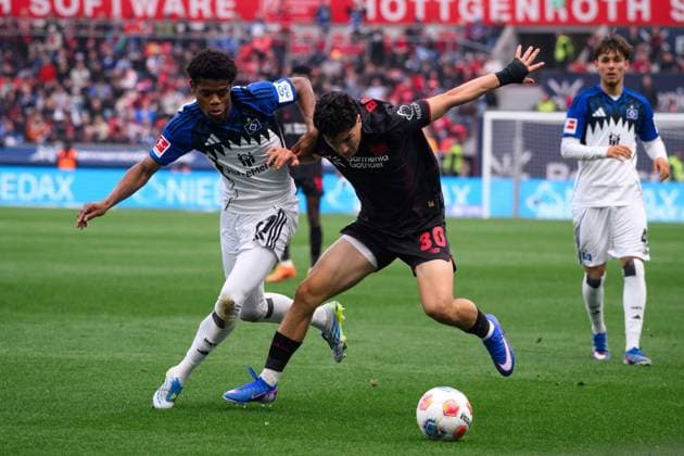 LEVERKUSEN, GERMANY - 16 MAY, 2026: Ibrahim Maza, The 1.BUndesliga match Bayer 04 Leverkusen vs Hamburger SV at BayArena  Copyright: xVitaliixKliuievx