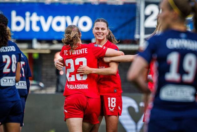 ROTTERDAM , 16-05-2026 , Het Kasteel , Season 2025 2026, Dutch Eurojackpot KNVB beker vrouwen football , match between FC Twente and PSV (cup final women) , picture shows 2-2 Twente - PSV (cup final women)  x203736245x Copyright: