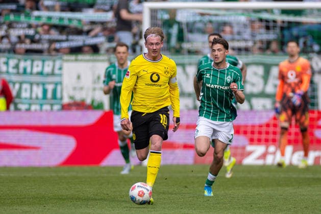 16 05 2026, Matchday 34 in Bundesliga 1, SV Werder Bremen Borussia Dortmund Julian Brandt Borussia Dortmund Bremen Weserstadion Bremen Germany xRHR PHOTO ENx Copyright: DennisxEwert RHR-FOTOx RHR-FOTO DE