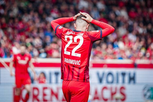 Germany Soccer 1 Bundesliga 2025 2026 , Matchday 34 1 FC Heidenheim vs 1 FSV Mainz 05 Voith Arena Heidenheim an der Brenz Arijon Ibrahimovic 1 FC Heidenheim, 22 , Gesture, Gesture Copyright: xBennetxLongx