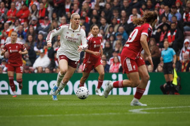 Liverpool FC Women v Arsenal Women at Anfield Alessia Russo of Arsenal Women in action during the Barclays Women™s Super League match against Liverpool FC Women at Anfield in Liverpool, England, on May 16, 2026., Credit:Victoria Cropper Vicky Pearson Avalon UK, Merseyside, Liverpool, Anfield  Copyright: xVictoriaxCropperx xVickyxPearsonx xAvalonx 1099524208