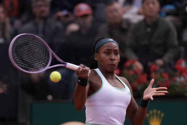 Coco Gauff during the women s singles final between Coco Gauff (USA) vs Elina Svitolina (UKR) at the Internazionali d Italia in Rome, Saturday 16 May 2026. (Alfredo Falcone LaPresse)  Copyright: xAlfredoxFalcone LaPressex