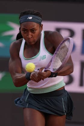 Coco Gauff during the women s singles final between Coco Gauff (USA) vs Elina Svitolina (UKR) at the Internazionali d Italia in Rome, Saturday 16 May 2026. (Alfredo Falcone LaPresse)  Copyright: xAlfredoxFalcone LaPressex
