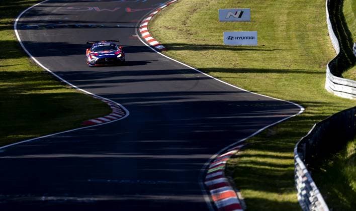 NÜRBURG - Max Verstappen with his Mercedes AMG GT3 during the 24 Hours of Nürburgring, at the German circuit in the Eifel. Verstappen alternates the wheel with Austrian Lucas Auer, Andorran Jules Gounon, and Spaniard Daniel Juncadella. SANDER KONING ANP xVIxANPxSportx xxANPxIVx 558468020 originalFilename: 558468020.jpg