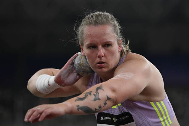 Wanda Diamond League 2026 - Shanghai Keqiao SHAOXING, CHINA - MAY 16: Jessica Schilder of the Netherlands competes in the women s shot put competition during the Yangtze River Delta Athletics Diamond Gala, the Shanghai Keqiao leg and opening meeting of the 2026 Wanda Diamond League circuit, at the China Textile City Sports Center in Keqiao, Shaoxing, Zhejiang province, China, on May 16, 2026. Artur Widak Anadolu Zhejiang China. Editorial use only. Please get in touch for any other usage.  Copyright: x2026xAnadoluxArturxWidakx