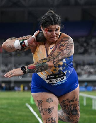 Wanda Diamond League 2026 - Shanghai Keqiao SHAOXING, CHINA - MAY 16: Chase Jackson of the United States competes in the women s shot put competition during the Yangtze River Delta Athletics Diamond Gala, the Shanghai Keqiao leg and opening meeting of the 2026 Wanda Diamond League circuit, at the China Textile City Sports Center in Keqiao, Shaoxing, Zhejiang province, China, on May 16, 2026. Artur Widak Anadolu Zhejiang China. Editorial use only. Please get in touch for any other usage.  Copyright: x2026xAnadoluxArturxWidakx