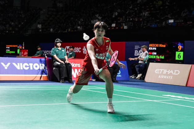 Thailand Open 2026. Chen Yufei of China competes against Hina Akechi of Japan during their women s singles semi-final match at the badminton Thailand Open 2026 in Bangkok, Thailand, on May 16, 2026. Bangkok Bangkok Thailand  Copyright: xAnusakxLaowilasx originalFilename:laowilas-notitle260516_npJ08.jpg