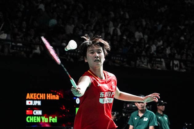 Thailand Open 2026. Chen Yufei of China competes against Hina Akechi of Japan during their women s singles semi-final match at the badminton Thailand Open 2026 in Bangkok, Thailand, on May 16, 2026. Bangkok Bangkok Thailand  Copyright: xAnusakxLaowilasx originalFilename:laowilas-notitle260516_np5e4.jpg