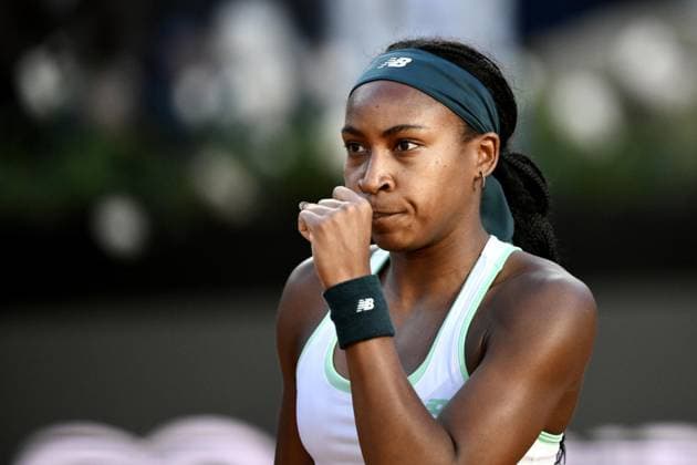 May 16, 2026, Roma, Italy: Coco Gauff of the USA in action during her women s final match against Elina Svitolina of Ukraine (not pictured) at the Italian Open tennis tournament in Rome, Italy, 16 May 2026. ANSA ALESSANDRO DI MEO. Italian Open Tennis Tournament  - ZUMAa110 20260516_zaf_a110_043 Copyright: xAlessandroxDixMeox