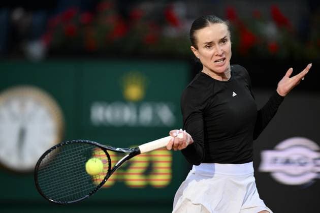 May 16, 2026, Roma, Italy: Elina Svitolina of Ukraine in action during her women s final match against Coco Gauff of the USA (not pictured) at the Italian Open tennis tournament in Rome, Italy, 16 May 2026. ANSA ALESSANDRO DI MEO. Italian Open Tennis Tournament  - ZUMAa110 20260516_zaf_a110_044 Copyright: xAlessandroxDixMeox