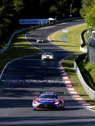 NÜRBURG - Max Verstappen with his Mercedes AMG GT3 during the 24 Hours of Nürburgring, at the German circuit in the Eifel. Verstappen alternates the wheel with Austrian Lucas Auer, Andorran Jules Gounon, and Spaniard Daniel Juncadella. SANDER KONING ANP xVIxANPxSportx xxANPxIVx 558470541 originalFilename: 558470541.jpg