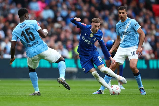 FA Cup Final: Chelsea v Manchester City LONDON, UK - 16th May 2026: Cole Palmer of Chelsea in action during the FA Cup Final between Chelsea FC and Manchester City FC at Wembley Stadium (Credit: Craig Mercer Alamy Live News) London Wembley Stadium England United Kingdom Copyright: xCraigxMercerx xPeakxActionxPhotosx