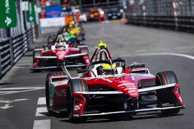 2026 FORMULA E MONACO ePRIX 01 ROWLAND Oliver (gbr), Nissan Formula E Team, Nissan e-4ORCE 05, action during the Monaco ePrix, 9th and 10th round of the 2025-26 ABB FIA Formula E World Championship, WM, Weltmeisterschaft on the Circuit de Monaco from Mai 16 to 17, 2026 in Monte-Carlo, Monaco - Monte-CarloMonaco  Copyright: xJULIENxDELFOSSEx