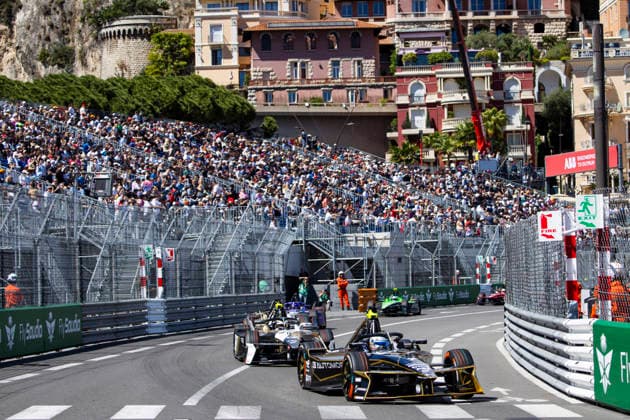 2026 FORMULA E MONACO ePRIX 07 GUNTHER Maximilian (ger), DS Penske, DS E-Tense FE25, action during the Monaco ePrix, 9th and 10th round of the 2025-26 ABB FIA Formula E World Championship, WM, Weltmeisterschaft on the Circuit de Monaco from Mai 16 to 17, 2026 in Monte-Carlo, Monaco - Monte-CarloMonaco  Copyright: xJULIENxDELFOSSEx