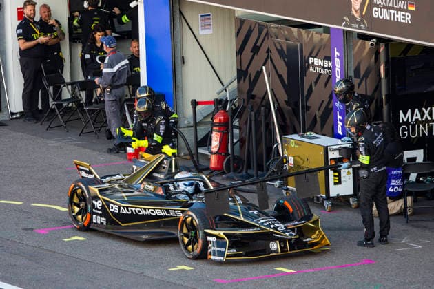 2026 FORMULA E MONACO ePRIX 07 GUNTHER Maximilian (ger), DS Penske, DS E-Tense FE25, action pit boost during the Monaco ePrix, 9th and 10th round of the 2025-26 ABB FIA Formula E World Championship, WM, Weltmeisterschaft on the Circuit de Monaco from Mai 16 to 17, 2026 in Monte-Carlo, Monaco - Monte-CarloMonaco  Copyright: xJULIENxDELFOSSEx