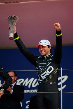 2026 FORMULA E MONACO ePRIX MARTI Pepe (spa), Cupra Kiro, Porsche 99X Electric WCG3, portrait podium, portrait during the Monaco ePrix, 9th and 10th round of the 2025-26 ABB FIA Formula E World Championship, WM, Weltmeisterschaft on the Circuit de Monaco from Mai 16 to 17, 2026 in Monte-Carlo, Monaco -  Copyright: xGERMAINxHAZARDx