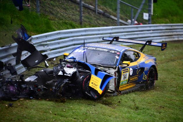 HRT Ford Racing 64 SP 9 The vehicle drives on the race track at the ADAC RAVENOL 24h Nürburgring 2026 Rhineland-Palatinate Germany