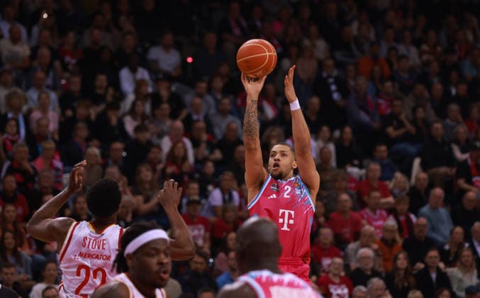 Alijah Comithier Bonn , Bonn, Germany, 16 05 2026, Basketball Bundesliga, 1 Quarterfinal, Telekom Baskets Bonn vs Fitness First Würzburg Baskets