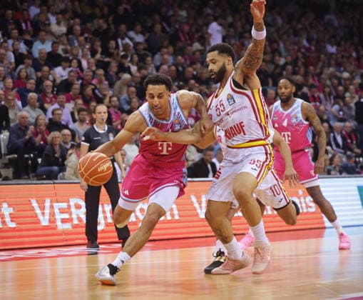 Joel Aminu Telekom Baskets Bonn vs Fitness First Würzburg Baskets Playoffs Quarterfinals Game 1 Season 2025 26