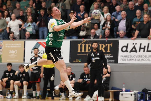 16 05 2026, Handball, Men, 3 League, Season 2025 2026, Promotion round, HG Saarlouis ASV Hamm Westfalen, Lars Weissgerber HG Saarlouis Saarlouis Stadtgartenhalle Saarland Germany DEU Copyright: xSebastianxBachx