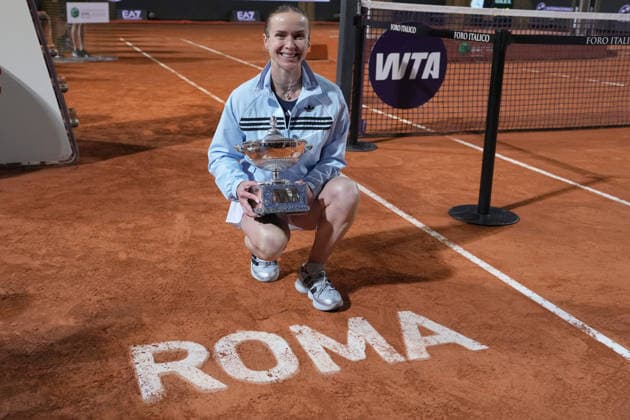 Elina Svitolina during the women s singles final between Coco Gauff (USA) vs Elina Svitolina (UKR) at the Internazionali d Italia in Rome, Saturday 16 May 2026. (Alfredo Falcone LaPresse)  Copyright: xAlfredoxFalcone LaPressex