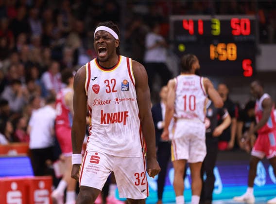 Charles Thompson Würzburg , Bonn, Germany, 16 05 2026, Basketball Bundesliga, 1 Quarterfinal, Telekom Baskets Bonn vs Fitness First Würzburg Baskets