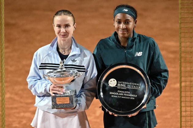 Dc Roma 16 05 2026 - Internazionali BNL d™Italia foto Domenico Cippitelli Image nella foto: Elina Svitolina-Coco Gauff 