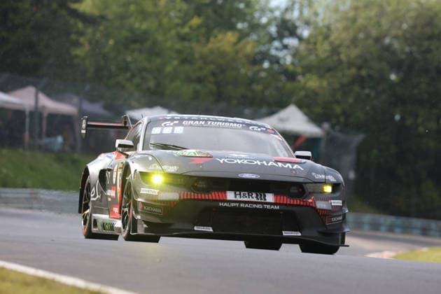 Nürburg, Germany 14 17 May 2026 ADAC Ravenol 24h Race Nürburgring 2026 Saturday Race Schwalbenschwanz In the picture 65 HRT Ford Racing Ford Mustang GT3 EVO 2026 Hubert Haupt GER, Vincent Kolb GER, David Schumacher GER, Colin Caresani NED Nürburgring Rheinland Pfalz Copyright: xFotostandx xFabianxWernerx