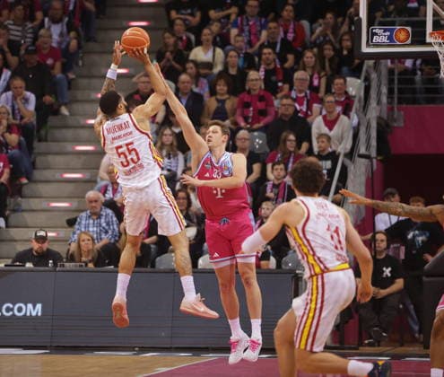 Patrick Heckmann Telekom Baskets Bonn vs Fitness First Würzburg Baskets Playoffs Quarterfinals Game 1 Season 2025 26