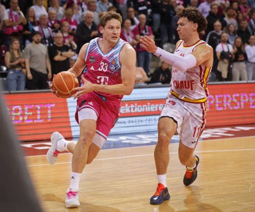 Patrick Heckmann Telekom Baskets Bonn vs Fitness First Würzburg Baskets Playoffs Quarterfinals Game 1 Season 2025 26