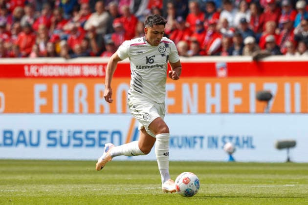 Football, 1 Bundesliga, Matchday 34, 2025 2026, 1 FC Heidenheim vs 1 FSV Mainz 05, 16 05 2026, Voith Arena, Heidenheim, Germany, Nadiem AMIRI 1 FSV Mainz 05 10 on the ball Heidenheim Voith Arena Baden Württemberg Germany Copyright: xGaetanoxDixRosax