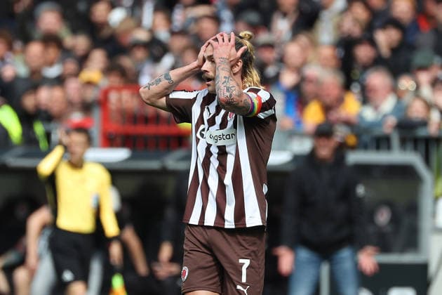 St Pauli vs VfL, 1 BL Hamburg, 16 05 2026, Football, Men, Season 2025 2026, 1 BL, FC St Pauli vs VfL Wolfsburg DFL DFB REGULATIONS PROHIBIT ANY USE OF PHOTOGRAPHS as IMAGE SEQUENCES and or QUASI VIDEO Millerntor Stadion Germany