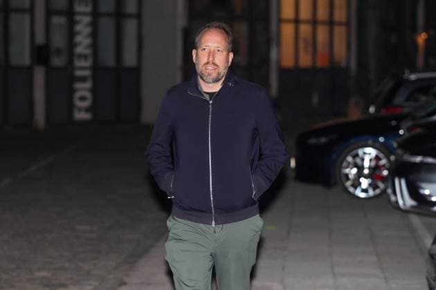 Managing Director Finance Michael Stroell FC Augsburg arrives at the location, FC Augsburg end of season party, Football, 1 Bundesliga, 34 Matchday, 16 05 2026 DFL DFB regulations prohibit any use of photographs as image sequences and or quasi video Augsburg Bayern Germany Copyright: xkolbert-press ChristianxKolbertx