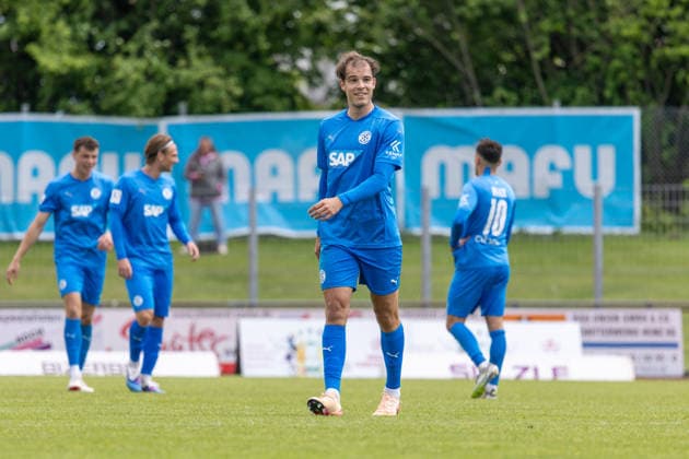 Bennet Schieber FC Astoria Walldorf, 12 TSG Balingen vs FC Astoria Walldorf, Soccer Oberliga, Season 2025 2026, 16 05 26 TSG Balingen vs FC Astoria Walldorf, Soccer, Regionalliga Suedwest, 34 Matchday, Season 2025 2026, 16 05 26 Villingen Copyright: xEibner-Pressefoto KirstenxJägerx