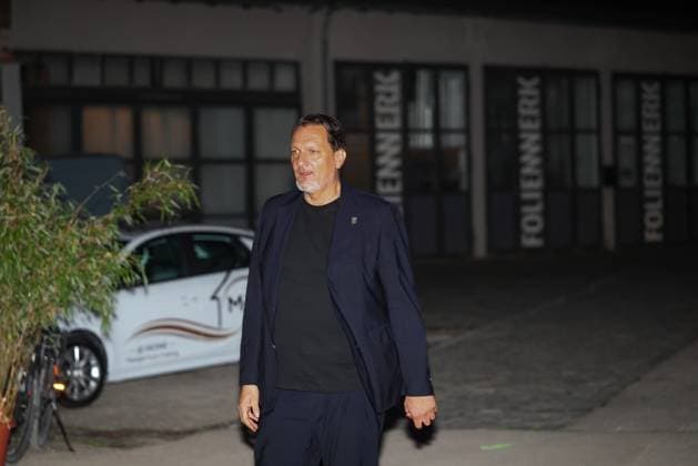President Markus Krapf FC Augsburg arrives at the location, FC Augsburg end of season party, Football, 1 Bundesliga, 34 Matchday, 16 05 2026 DFL DFB regulations prohibit any use of photographs as image sequences and or quasi video Augsburg Bayern Germany Copyright: xkolbert-press ChristianxKolbertx