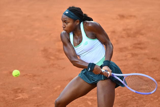IPA84769186 - Coco Gauff of USA against Elina Svitolina of Ukraine during the Internazionali BNL d Italia Day Twelve at Foro Italico on May 16, 2026 in Rome, Italy.  Copyright: xDomenicoxCippitelli IPAxSportx xx 84769186