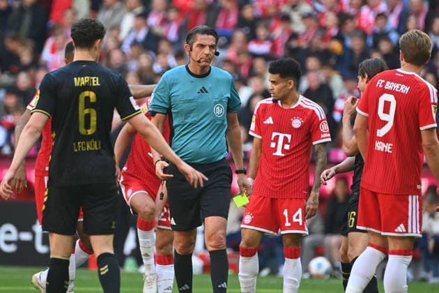 Referee Deniz AYTEKIN in his last match Soccer 1 Bundesliga Season 2025 2026, Matchday 34, Matchday34 FC Bayern Muenchen 1 FC Koeln 5 1 on 16 05 2026 , A L L I A N Z A R E N A