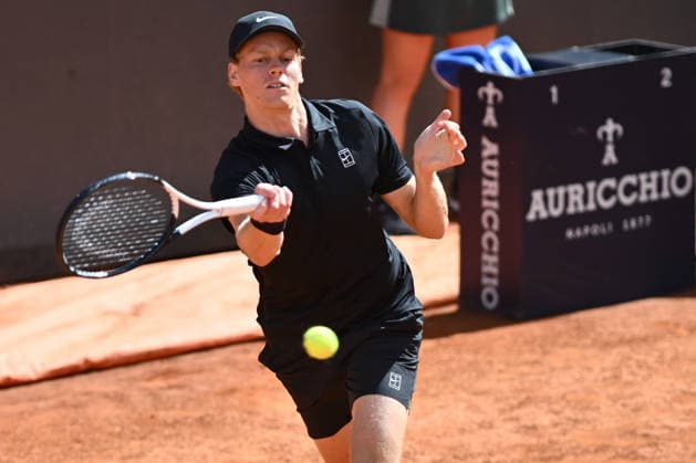 TENNIS - Internazionali di Tennis - Internazionali BNL d Italia Photo by IPA ABACAPRESS.COM84769921 - Jannik Sinner of Italy against Daniil Medvedev during the Internazionali BNL d Italia Day Twelve at Foro Italico on May 16, 2026 in Rome, Italy. Rome Italy  Copyright: xIPAxSport ABACAx