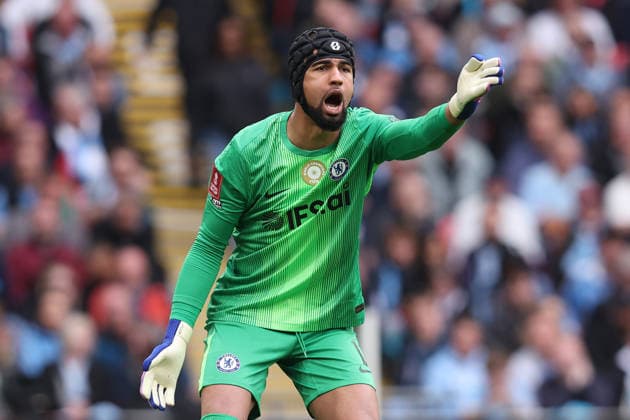 FA-Cup-Finale 2026 16. Mai 2026, London Emirates FA-Cup-Finale Chelsea gegen Manchester City Chelsea-Torwart Robert Sanchez Foto Charlotte Wilson Abseits London UK  Copyright: xCharlottexWilsonx xOffsidexOffside