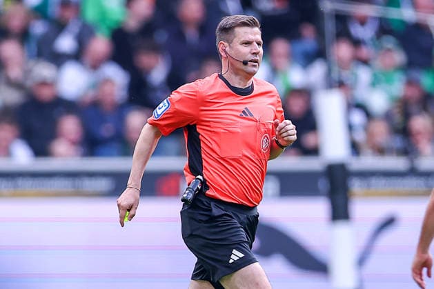 16 05 2026, Football, Borussia Mönchengladbach TSG 1899 Hoffenheim, 1 Fußball Bundesliga, 34 Matchday, Borussia Park, Season 2025 2026 Referee Frank Willenborg DFB regulations prohibit any use of photographs as image sequences and or quasi video Nordrhein Westfalen Germany