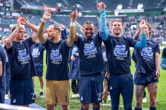 16 05 2026, Soccer, Borussia Mönchengladbach TSG 1899 Hoffenheim, 1 Soccer Bundesliga, 34 Matchday, Borussia Park, Season 2025 2026 xxxxxxxxxxxxxxx DFB regulations prohibit any use of photographs as image sequences and or quasi video Nordrhein Westfalen Germany