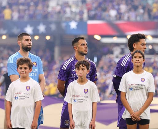 May 16, 2026, U.S.: Orlando City SC midfielder MARToÃ‚ÂN OJEDA (10) looks on during the national anthem ahead of the match against Atlanta United. The Orlando City Soccer Club hosted Atlanta United at Inter&Co Stadium in Orlando, FL. U.S. - ZUMAm299 20260516_znp_m299_012 Copyright: xTaylorxMcFeex