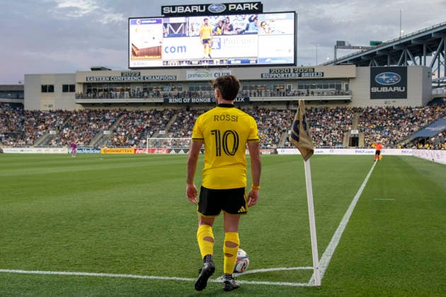 May 16, 2026, Philadelphia, Pennsylvania, United States: Columbus CrewÃ¢â‚¬â ¢s DIEGO ROSSI (10) in action against the Philadelphia Union during the match at Subaru Park in Chester PA Soccer 2026: Union 1-1 Columbus Crew  - ZUMArf1_ 20260516_zaf_rf1_015 Copyright: xRickyxFitchettx