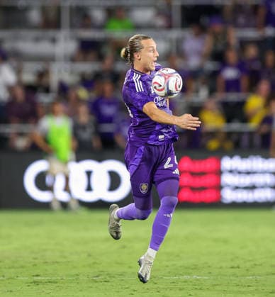 May 16, 2026, U.S.: Orlando City SC defender GRIFFIN DORSEY (24) receives a pass against Atlanta United. The Orlando City Soccer Club hosted Atlanta United at Inter&Co Stadium in Orlando, FL. U.S. - ZUMAm299 20260516_znp_m299_023 Copyright: xTaylorxMcFeex