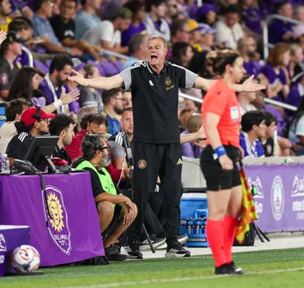 May 16, 2026, U.S.: Atlanta United Head Coach TATA MARTINO expresses his frustration with the officials during a match against Orlando City SC. The Orlando City Soccer Club hosted Atlanta United at Inter&Co Stadium in Orlando, FL. U.S. - ZUMAm299 20260516_znp_m299_026 Copyright: xTaylorxMcFeex