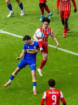 FOOTBALL REGIONAL LEAGUE NORTH EAST 34 GAME DAY FC CARL ZEISS JENA FC ROT WEISS ERFURT FOR EDITORIAL PURPOSES ONLY p 16 05 2026 Jena Football Regionalliga Nordost 34 Spieltag Saison 2025 2026 Ernst Abbe Sportfeld FC Carl Zeiss Jena FC Rot Weiss Erfurt im Foto Hinata Gonda 34 FC Rot Weiß Erfurt Germany Thueringen Jena Copyright SaschaxFromm Copyright: SaschaxFromm doc85vom27dyf61f4awr1dxf ,EDITORIAL USE ONLY Copyright: SaschaxFromm