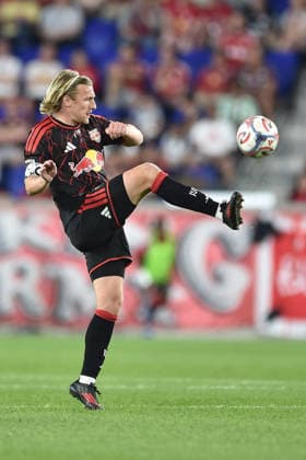 May 16, 2026, Harrison, New Jersey, USA: New York Red Bulls midfielder EMIL FORSBERG (10) in action at Sports Illustrated Stadium in Harrison New Jersey New York City FC draws with New York Red Bulls 1 to 1 Harrison USA - ZUMAa301 20260516_aaf_a301_024 Copyright: xBrooksxVonxArxx
