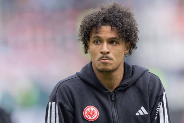Eintracht Frankfurt VfB Stuttgart, 1 FBL Jean Matteo Bahoya Eintracht Frankfurt, 19 Bundesliga match between Eintracht Frankfurt and VfB Stuttgart on May 16, 2026 at Deutsche Bank Park in Frankfurt am Main , Frankfurt am Main Hessen Germany Deutsche Bank Park